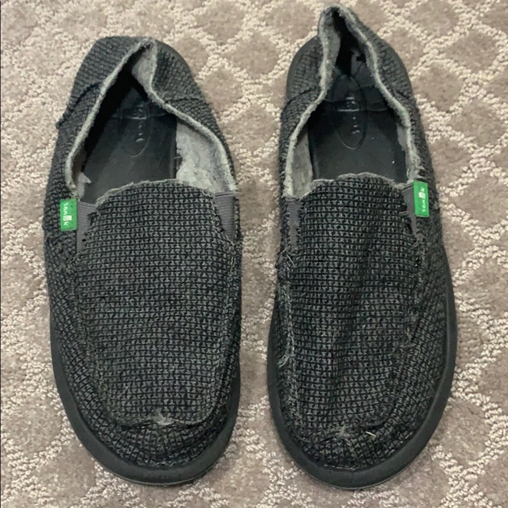 Sanuk Fleece Lined Shoes size 7